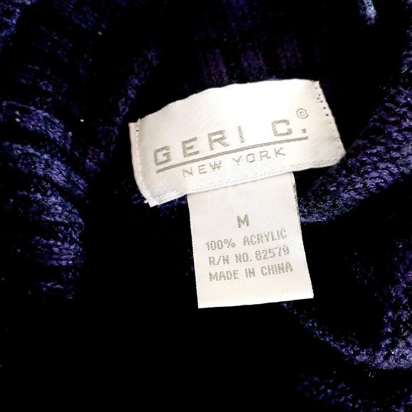 Cap-sleeved Juniors Cowl Neck Sweater Size: Med - Picture 4 of 4